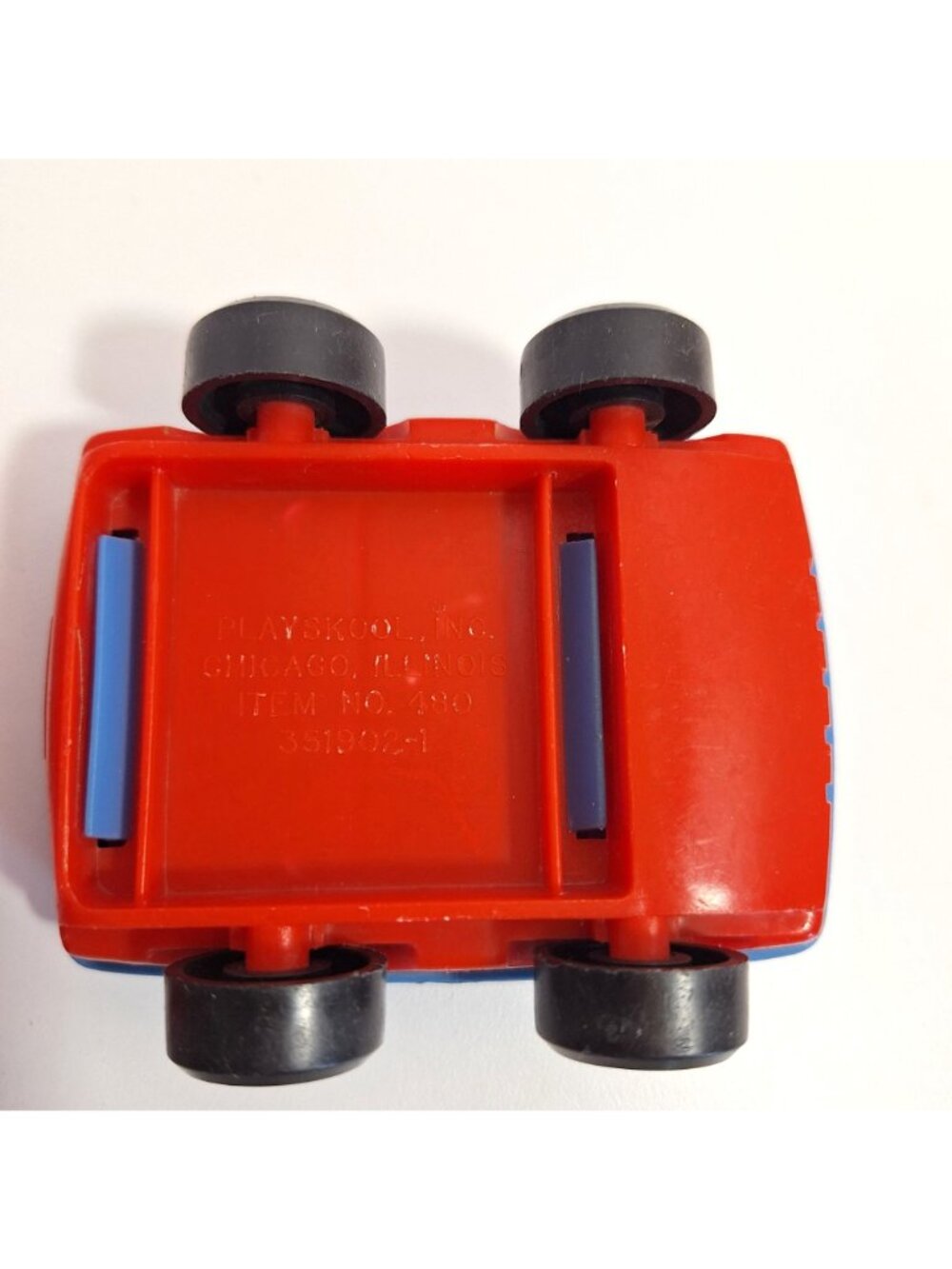 Playskool Familiar Places Blue Red Car Restaurant Table Vintage Replacement Lot - Picture 5 of 8